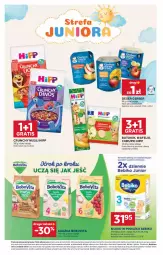 Gazetka promocyjna Stokrotka - Supermarket - Gazetka - ważna od 01.06 do 01.06.2026 - strona 38 - produkty: HiPP, Warzywa, Ser, Mus, Gra, Mleko w proszku, Gerber, BoboVita, Chrupki, Optima, Tonik, Bebiko, Baton, Owoce, Deser, Mięso, Mleko