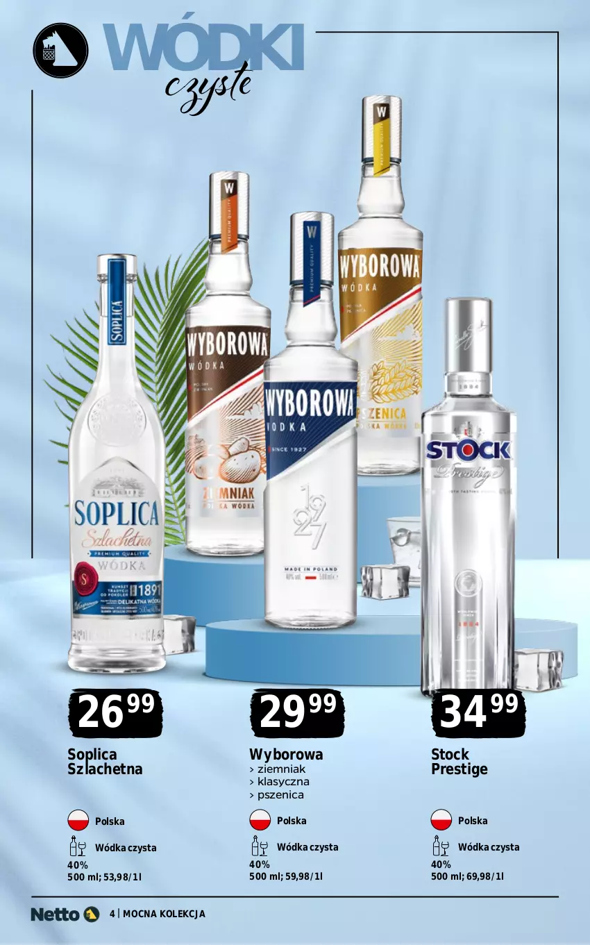Gazetka promocyjna Netto - Alkohole - Mocne - ważna 22.06 do 04.07.2026 - strona 4 - produkty: Soplica, Stock, Wódka, Wyborowa
