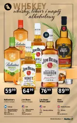 Gazetka promocyjna Netto - Alkohole - Mocne - Gazetka - ważna od 04.07 do 04.07.2026 - strona 7 - produkty: Koc, Bourbon, Whiskey, Whisky, Jim Beam, Ballantine's, Napój, Likier