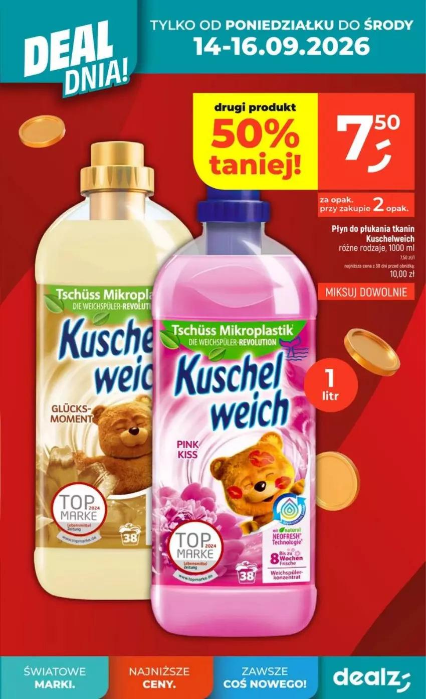 Gazetka promocyjna Dealz - DEAL DNIA - ważna 10.09 do 16.09.2026 - strona 9 - produkty: Płyn do płukania