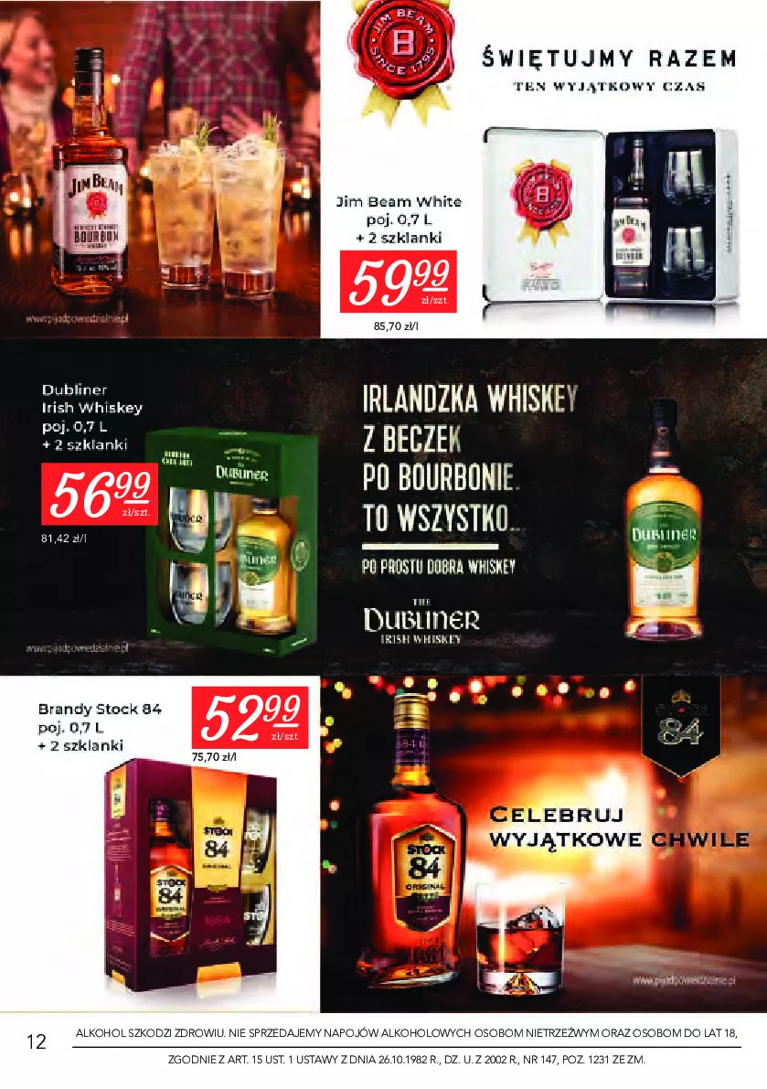 Gazetka promocyjna Stokrotka - Alkohole - ważna 17.12.2020 do 07.01.2021 - strona 12