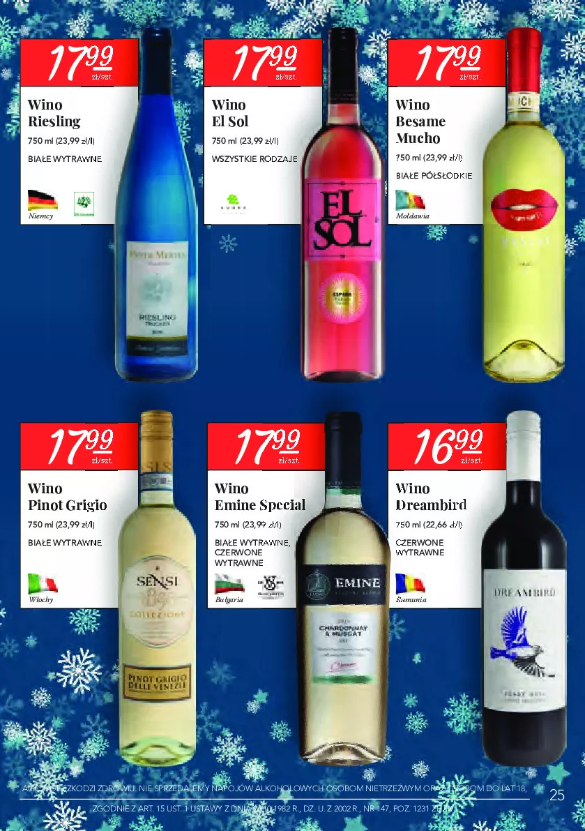 Gazetka promocyjna Stokrotka - Alkohole - ważna 17.12.2020 do 07.01.2021 - strona 25