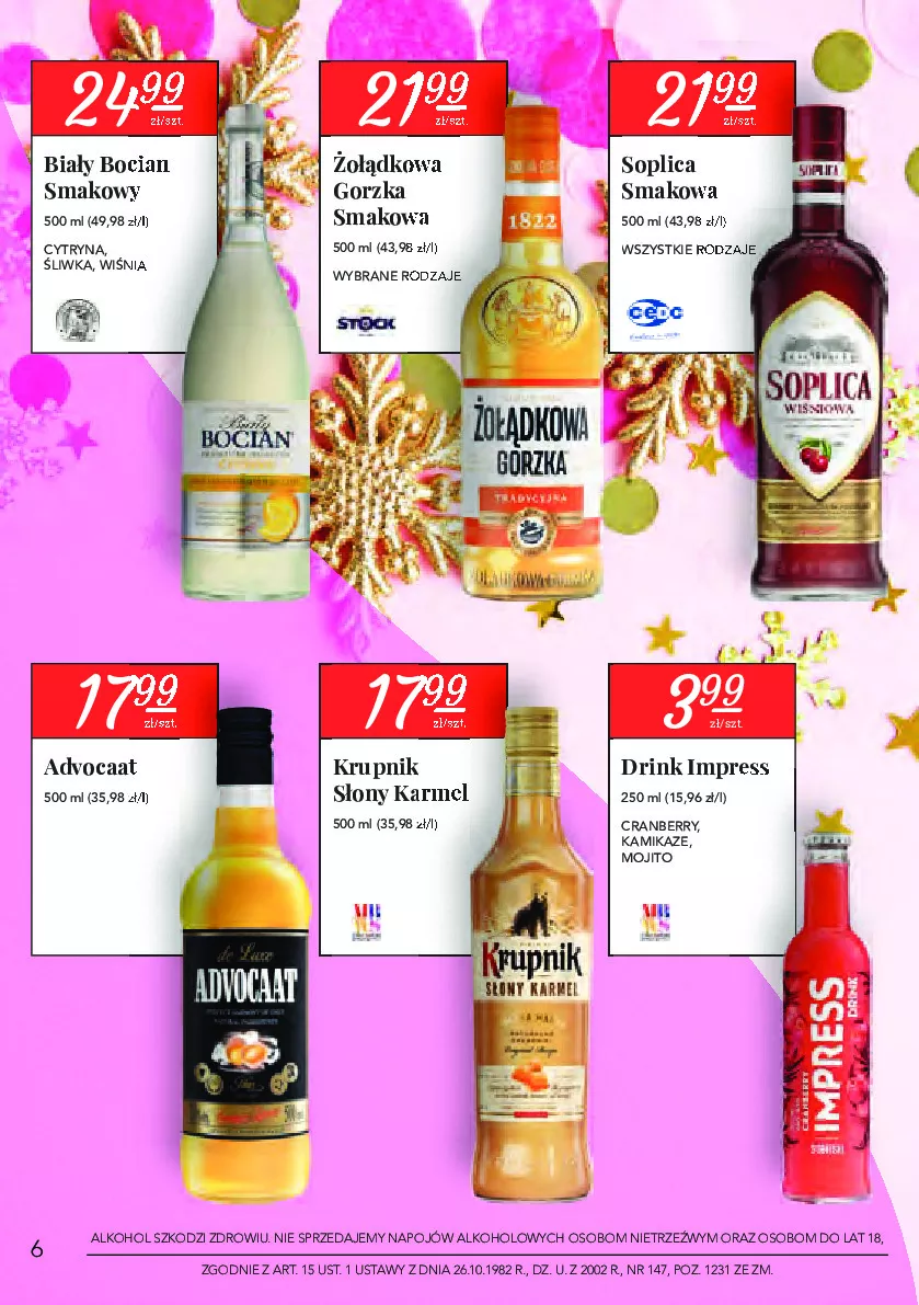 Gazetka promocyjna Stokrotka - Alkohole - ważna 17.12.2020 do 07.01.2021 - strona 6