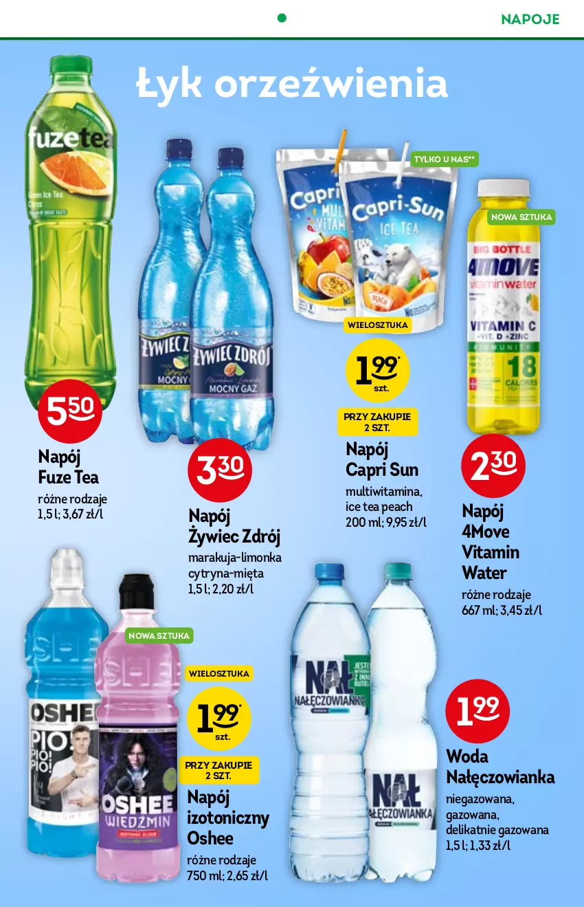 Gazetka promocyjna Żabka - ważna 15.09 do 21.09.2021 - strona 11 - produkty: Ice tea, Limonka, Mięta, Nałęczowianka, Napój, Napój izotoniczny, Napoje, O nas, Oshee, Woda