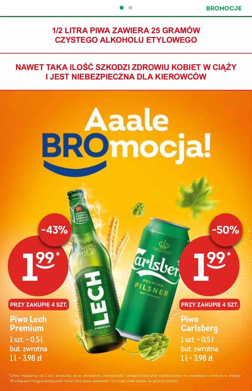 Gazetka promocyjna Żabka - ważna 15.09 do 21.09.2021 - strona 4 - produkty: Carlsberg, Gra, Lech Premium, Piec, Piwa, Piwo