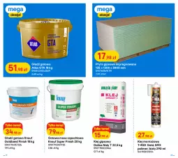 Gazetka promocyjna Castorama - Gazetka Castorama - Gazetka - ważna od 01.08 do 01.08.2021 - strona 10 - produkty: Płyta gipsowa, Finish, Klej, Klej gipsowy, Tera, Płyta, Masa szpachlowa