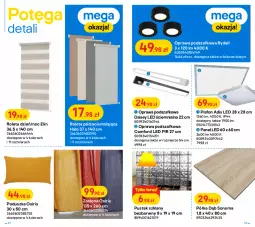 Gazetka promocyjna Castorama - Gazetka Castorama - Gazetka - ważna od 01.08 do 01.08.2021 - strona 17 - produkty: Plafon, Halo, Tera, Zasłona, Dell, Półka, Roleta, Poduszka