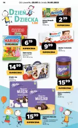 Gazetka promocyjna Netto - Artykuły spożywcze - Gazetka - ważna od 31.05 do 31.05.2023 - strona 14 - produkty: Nesquik, Mleczko, Czekolada, Krem orzechowy, Baton, Haribo, Nestlé, Kinder, Milka