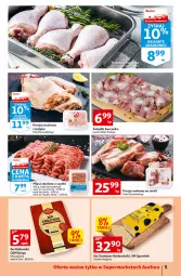 Gazetka promocyjna Auchan - Gazetka przeNISKIE CENY – przeKorzyści z markami Auchan Supermarkety - Gazetka - ważna od 05.10 do 05.10.2022 - strona 5 - produkty: Kurczak, Mięso mielone z szynki, Mięso mielone, Ser, Por, Królewski, Rosół, Mięso