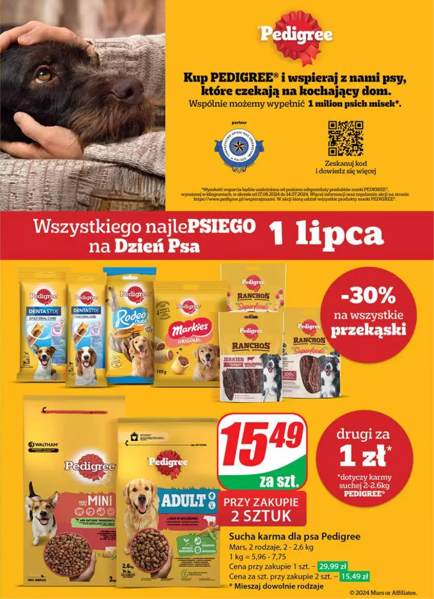 Gazetka promocyjna Dino - Gazetka 26 / 2024 - ważna 26.06 do 02.07.2024 - strona 53 - produkty: Gra, Koc, Lion, Mars, Pedigree, Rama, Sok, Sucha karma