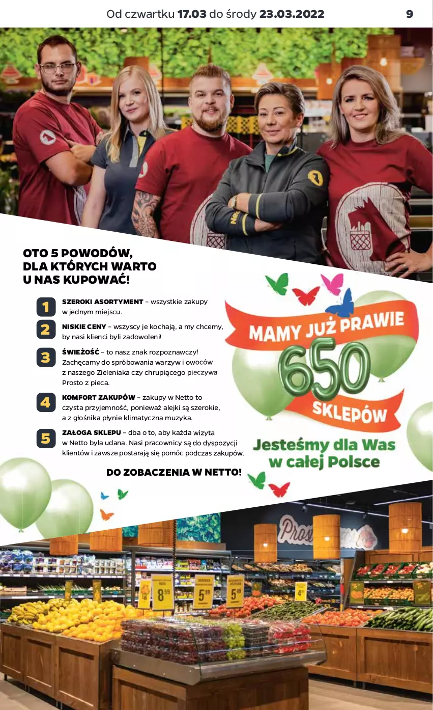 Gazetka promocyjna Netto - Gazetka spożywcza 17.03-23.03 - ważna 17.03 do 23.03.2022 - strona 9 - produkty: Głośnik, Koc, O nas, Piec