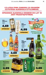 Gazetka promocyjna Netto - Gazetka spożywcza 17.03-23.03 - Gazetka - ważna od 23.03 do 23.03.2022 - strona 11 - produkty: Piwa, Piwo, Książęce, Gra, Burger, Captain Jack, Lech Premium