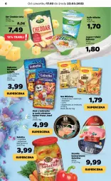 Gazetka promocyjna Netto - Gazetka spożywcza 17.03-23.03 - Gazetka - ważna od 23.03 do 23.03.2022 - strona 6 - produkty: Lubella, Sałatka, Makaron, Cheddar, Sos, Sok, Ser, Sokołów, Bell, Jogurt, Winiary, Stek, Szynka konserwowa, Sałat, Szynka, Pieprz, Bakoma, Tuńczyk, Bella, Kefir, Psi Patrol