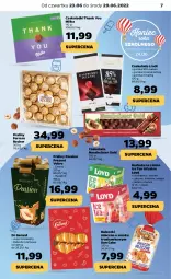 Gazetka promocyjna Netto - Gazetka spożywcza 23.06-29.06 - Gazetka - ważna od 29.06 do 29.06.2022 - strona 7 - produkty: Ser, Praliny, Ice tea, Ananas, Dr Gerard, Bułeczki, Ferrero Rocher, Fusion, Loyd, Czekolada, Limonka, Dan Cake, Ferrero, Bułeczki mleczne, Herbata, Kakao, Mięta, Biszkopty, Lindt, Milka