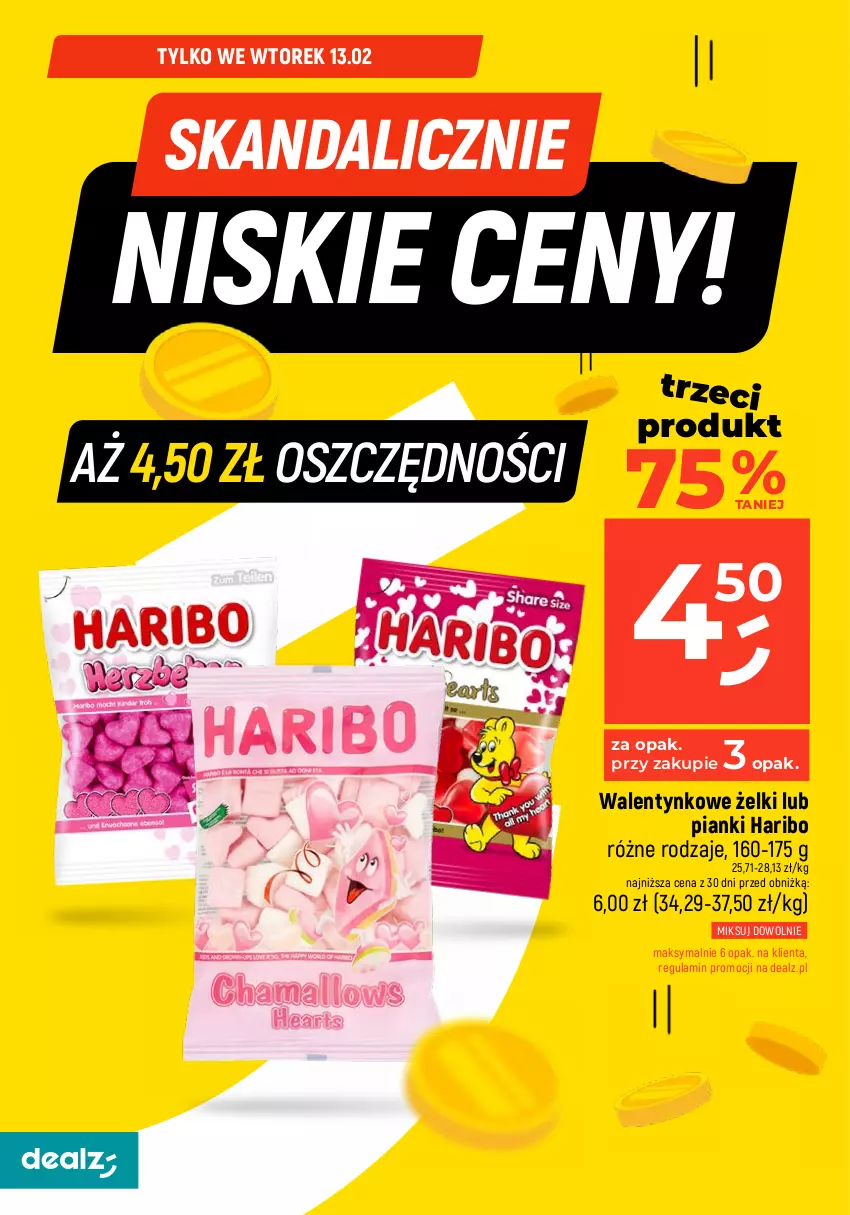 Gazetka promocyjna Dealz - Oszczędzaj każdego dnia! - ważna 12.02 do 14.02.2024 - strona 6 - produkty: Fa, Haribo, Praliny, Raffaello