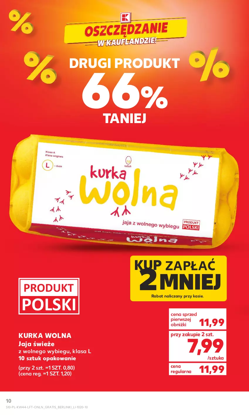 Gazetka promocyjna Kaufland - Gazetka tygodnia - ważna 02.11 do 07.11.2023 - strona 10 - produkty: Berlinki, Gra, Jaja