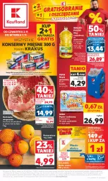 Gazetka promocyjna Kaufland - Gazetka tygodnia - Gazetka - ważna od 07.11 do 07.11.2023 - strona 1 - produkty: Piec, Krakus, Ser, Gra, Papier, Karkówka wieprzowa, Stek, Pomarańcze, Papier toaletowy, Siatka, Pepsi, Napój gazowany, Olej rzepakowy, Waga, Masło, Napój, Olej