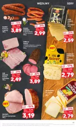 Gazetka promocyjna Kaufland - Gazetka tygodnia - Gazetka - ważna od 07.11 do 07.11.2023 - strona 41 - produkty: Ser, Salami, Kasztelan, Madej Wróbel, Ser Kasztelan, Mlekovita, Radamer, Szynka, Pieprz, Frankfurterki, Gouda, Kiełbasa, Mleko