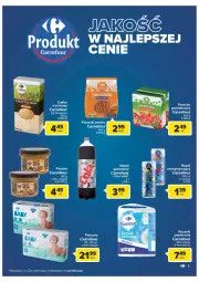 Gazetka promocyjna Carrefour - Gazetka Szalona 5 Carrefour Suwałki - Gazetka - ważna od 13.08 do 13.08.2022 - strona 5 - produkty: Papier, Cukier, Pasztet, Cukier trzcinowy, Napój