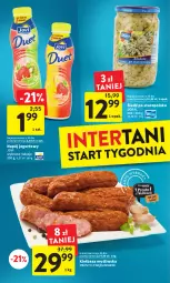Gazetka promocyjna Intermarche - Gazetka Intermarche - Gazetka - ważna od 25.01 do 25.01.2023 - strona 38 - produkty: Jogurt, Napój jogurtowy, Napój, Kiełbasa