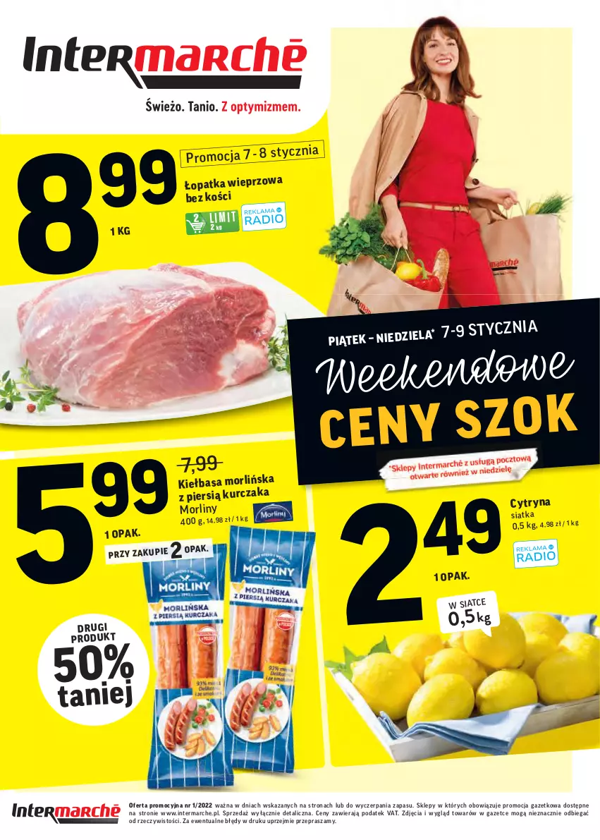 Gazetka promocyjna Intermarche - Gazetka promocyjna - ważna 04.01 do 10.01.2022 - strona 32 - produkty: Morliny, Siatka