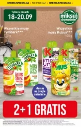 Gazetka promocyjna Stokrotka - Supermarket - Gazetka - ważna od 20.09 do 20.09.2023 - strona 7 - produkty: Warzywa, Por, Mus, Gra, Tymbark, Owoce, Kubuś, Mięso