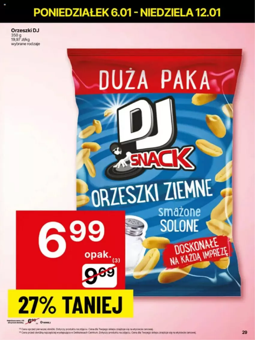 Gazetka promocyjna Delikatesy Centrum - ważna 06.01 do 12.01.2025 - strona 22 - produkty: Orzeszki