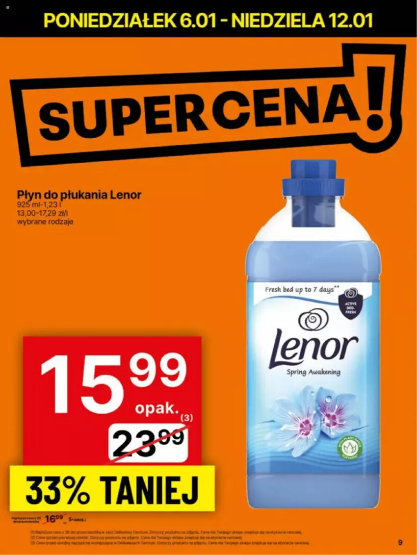 Gazetka promocyjna Delikatesy Centrum - ważna 06.01 do 12.01.2025 - strona 37 - produkty: Fa, Lenor, LG