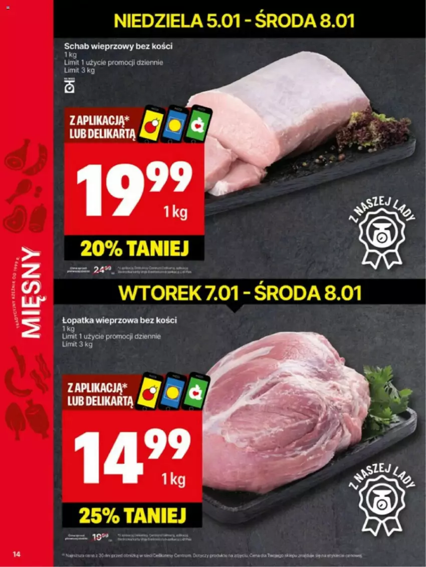 Gazetka promocyjna Delikatesy Centrum - ważna 06.01 do 12.01.2025 - strona 6 - produkty: Rum, Schab wieprzowy