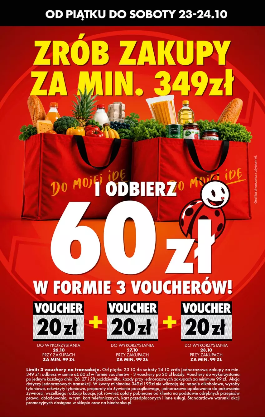 Gazetka promocyjna Biedronka - Tani Weekend - ważna 23.10 do 24.10.2026 - strona 3 - produkty: Gra, Grafika, Napoje, Telefon, Tran