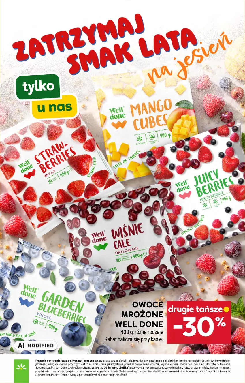 Gazetka promocyjna Stokrotka - Market - ważna 22.10 do 28.10.2026 - strona 24 - produkty: Mięso, Optima, Owoce, Warzywa