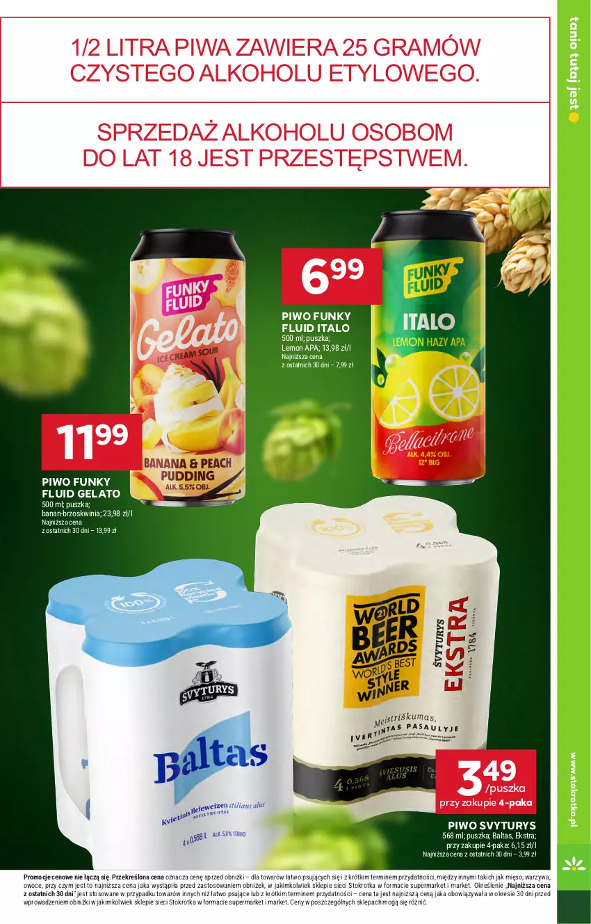 Gazetka promocyjna Stokrotka - Market - ważna 13.08 do 20.08.2025 - strona 23 - produkty: Gra, Mięso, Owoce, Piwa, Piwo, Warzywa