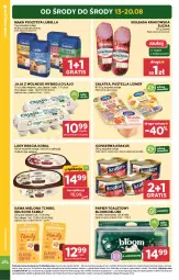 Gazetka promocyjna Stokrotka - Market - Gazetka - ważna od 20.08 do 20.08.2025 - strona 2 - produkty: Tchibo, Lubella, Sałatka, Krakus, Warzywa, Ser, Gra, Papier, Bell, Kiełbasa krakowska, Jaja, Pastella, Kawa mielona, Kawa, Papier toaletowy, Lody, Sałat, Mąka, Owoce, Bella, Kiełbasa, Olewnik, Jaja z wolnego wybiegu, Mięso, Lisner, Fa