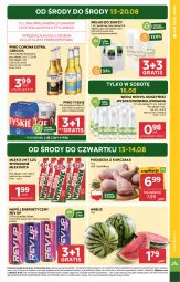Gazetka promocyjna Stokrotka - Market - Gazetka - ważna od 20.08 do 20.08.2025 - strona 3 - produkty: Piwa, Piwo, Kurczak, Warzywa, Sok, Mus, Gra, Napój energetyczny, Tyskie, Mlekovita, Corona Extra, Znicz, Owoce, Arbuz, Woda, Napój, Olej, Mięso, Mleko