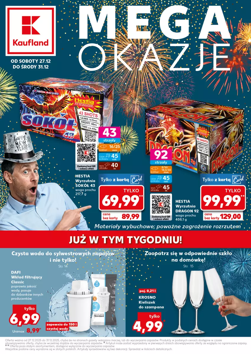 Gazetka promocyjna Kaufland - Kaufland - ważna 27.12.2025 do 31.12.2026 - strona 1 - produkty: Sok, Sokół, Waga, Wyrzutnia