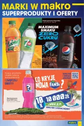 Gazetka promocyjna Makro - [Oferta specjalna] Marki w MAKRO - Gazetka - ważna od 27.06 do 27.06.2022 - strona 3 - produkty: 7up, Pepsi max, Mirinda, Pepsi, Napój gazowany, Fanta, Napój, Fa