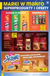 Gazetka promocyjna Makro - [Oferta specjalna] Marki w MAKRO - Gazetka - ważna od 27.06 do 27.06.2022 - strona 4 - produkty: Ciastka, Kawa rozpuszczalna, Kawa ziarnista, Jeżyki, Chipsy, Kawa mielona, Kawa, Pringles
