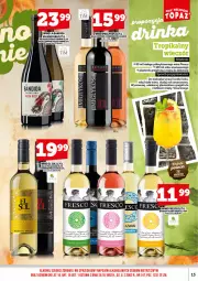 Gazetka promocyjna Topaz - Gazetka - Gazetka - ważna od 16.10 do 16.10.2025 - strona 15 - produkty: Sok, Fresco, Ananas, Plasterki, Bandi, Wino, Ocet, Mięta, Grejpfrut, Fa