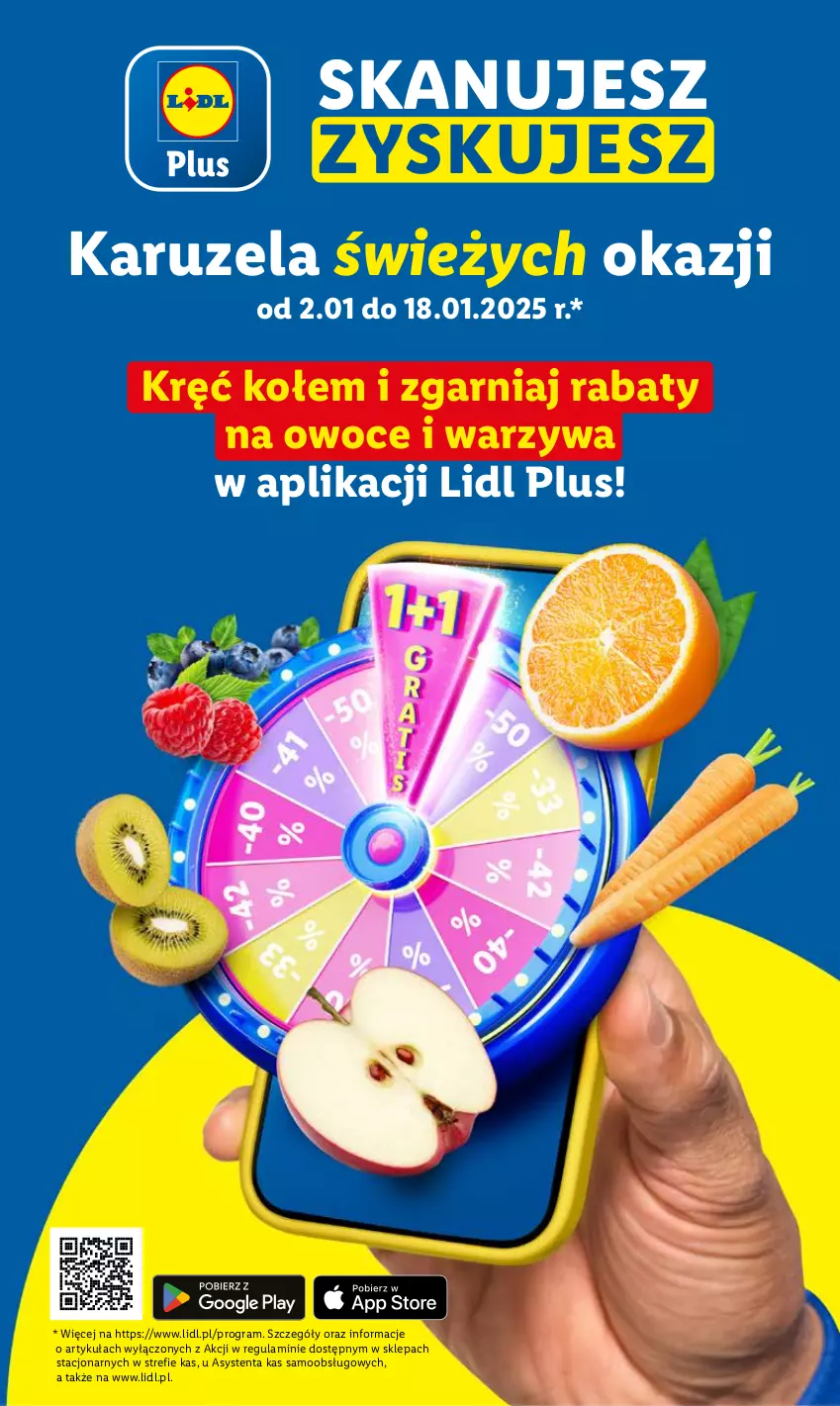 Gazetka promocyjna Lidl - GAZETKA - ważna 09.01 do 11.01.2025 - strona 17 - produkty: Gra, Owoce, Warzywa