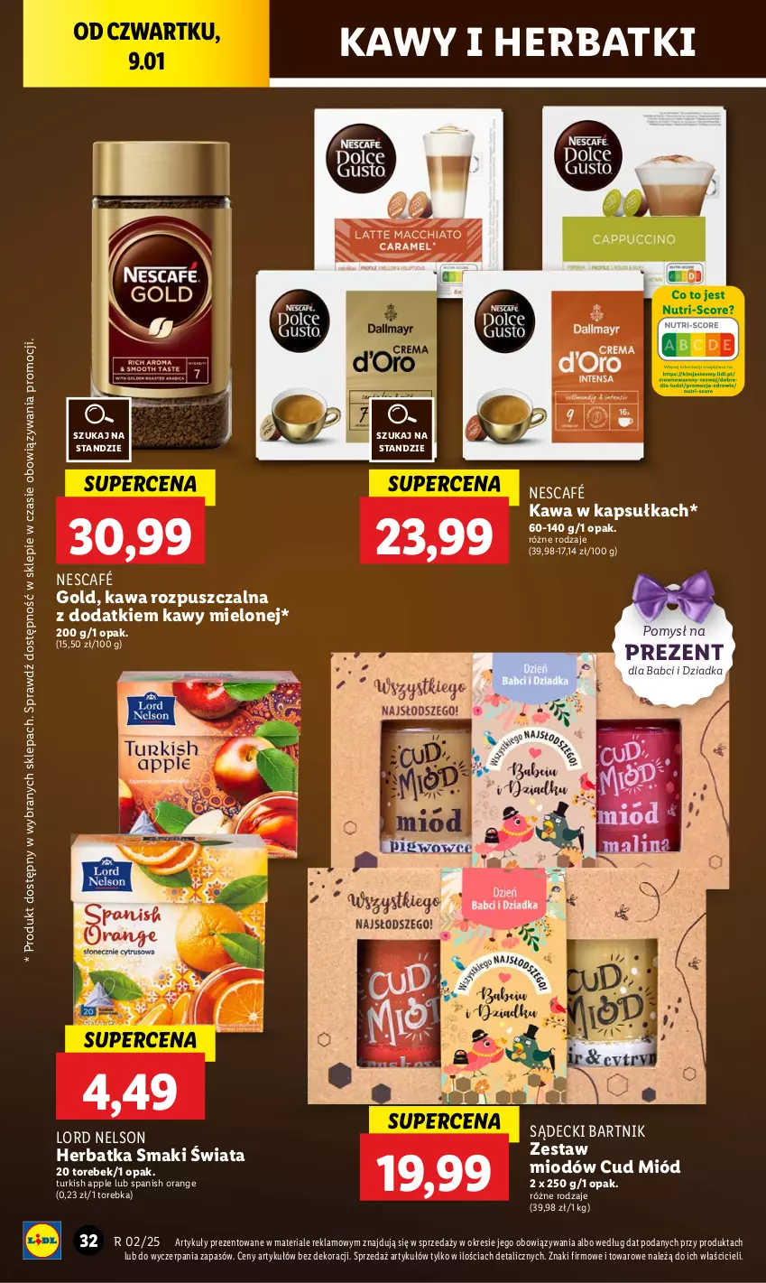 Gazetka promocyjna Lidl - GAZETKA - ważna 09.01 do 11.01.2025 - strona 38 - produkty: Kawa, Kawa rozpuszczalna, Miód, Nescafé, Torebka