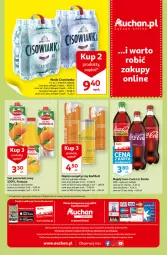 Gazetka promocyjna Auchan - Szkoła oszczędzania Temat PrzeTanie Kupowanie Supermarkety - Gazetka - ważna od 03.08 do 03.08.2022 - strona 8 - produkty: Sok pomarańczowy, Sok, Napój energetyczny, Red Bull, Coca-Cola, Fortuna, Fanta, Woda, Napój, Cisowianka, Fa
