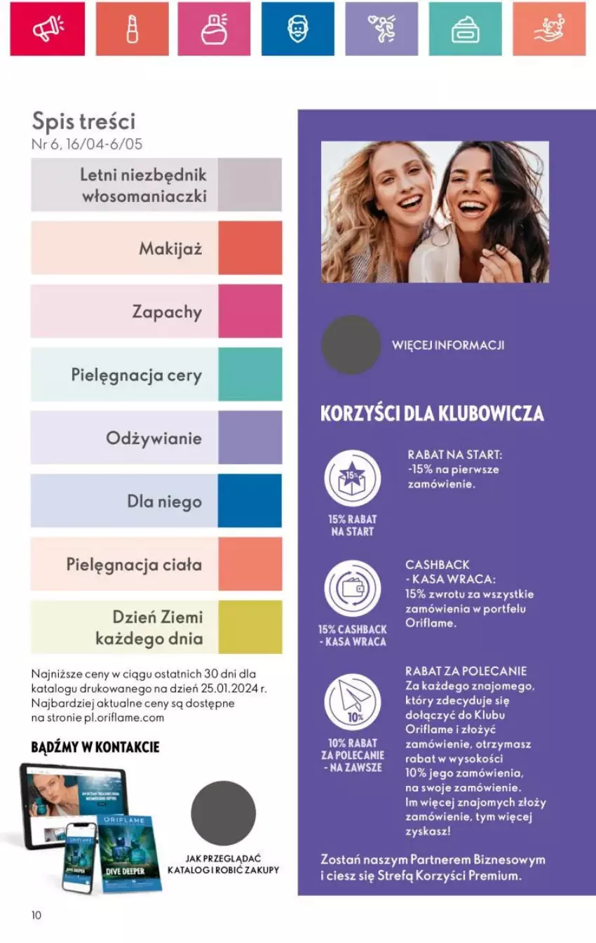 Gazetka promocyjna Oriflame - ważna 16.04 do 06.05.2024 - strona 2 - produkty: Makijaż, Oriflame, Por, Sok