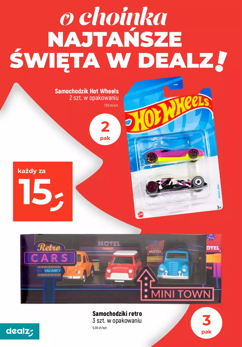 Gazetka promocyjna Dealz - NAJTAŃSZE ŚWIĘTA! - ważna 11.12 do 13.12.2023 - strona 10 - produkty: Chodzik, Hot Wheels, Samochodziki