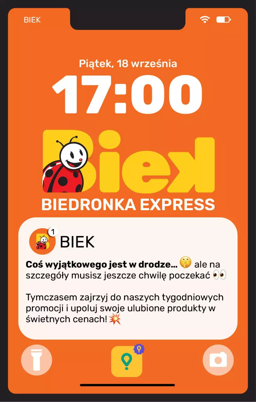 Gazetka promocyjna Biedronka - BIEK - ważna 18.09 do 25.09.2026 - strona 1 - produkty: Mus, O nas