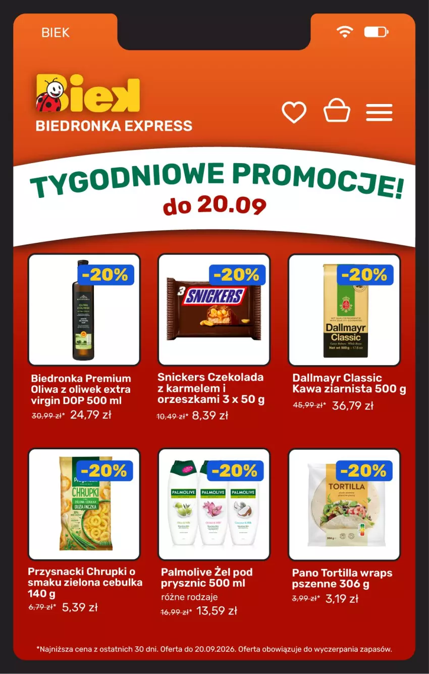 Gazetka promocyjna Biedronka - BIEK - ważna 18.09 do 25.09.2026 - strona 3 - produkty: Tortilla