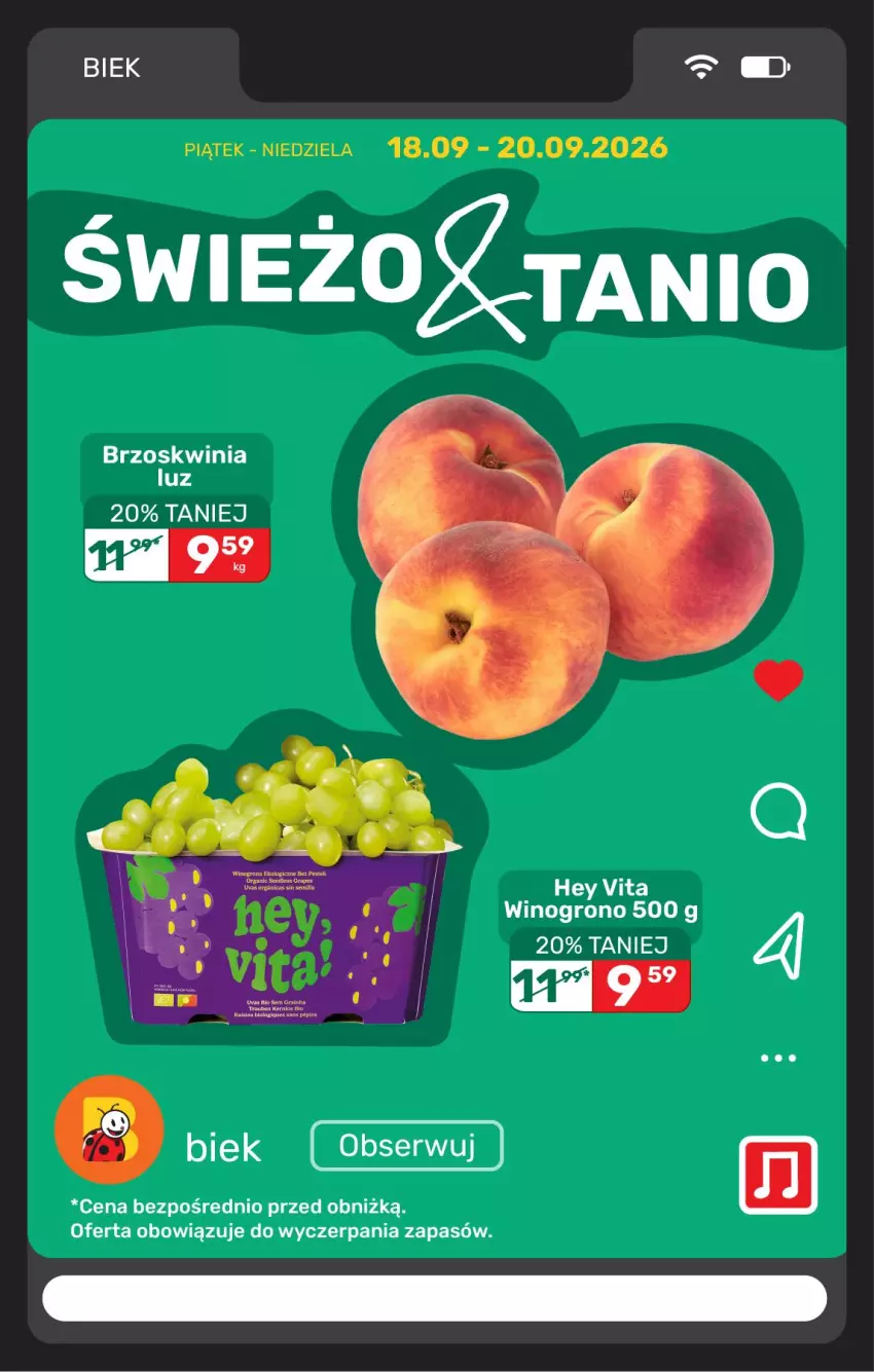 Gazetka promocyjna Biedronka - BIEK - ważna 18.09 do 25.09.2026 - strona 5 - produkty: Wino