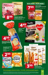 Gazetka promocyjna Stokrotka - Supermarket - Gazetka - ważna od 07.01 do 07.01.2026 - strona 40 - produkty: Piec, Warzywa, Sok, Ser, Por, Zupa, Grissini, Tortilla, Pieczywo, Owoce, Deser, Pudliszki