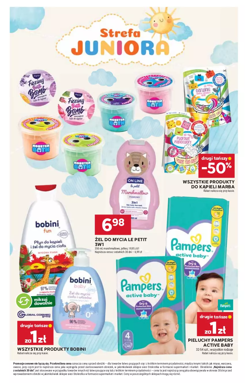 Gazetka promocyjna Stokrotka - Supermarket - ważna 02.10 do 08.10.2025 - strona 43 - produkty: Mars, Marshmallows, Mięso, Owoce, Pampers, Pieluchy, Warzywa