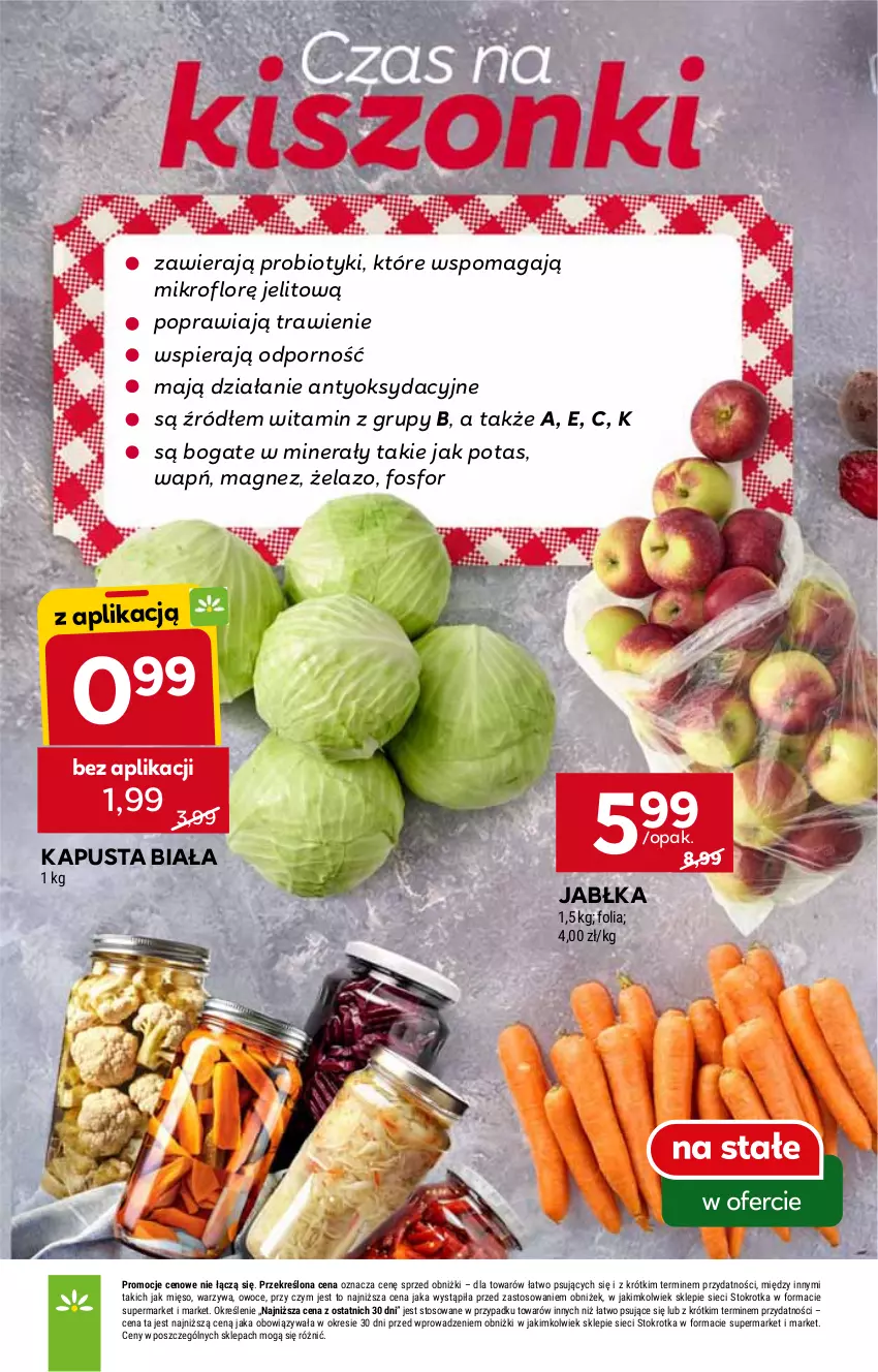 Gazetka promocyjna Stokrotka - Supermarket - ważna 02.10 do 08.10.2025 - strona 8 - produkty: Jabłka, Magnez, Mięso, Owoce, Por, Probiotyk, Warzywa