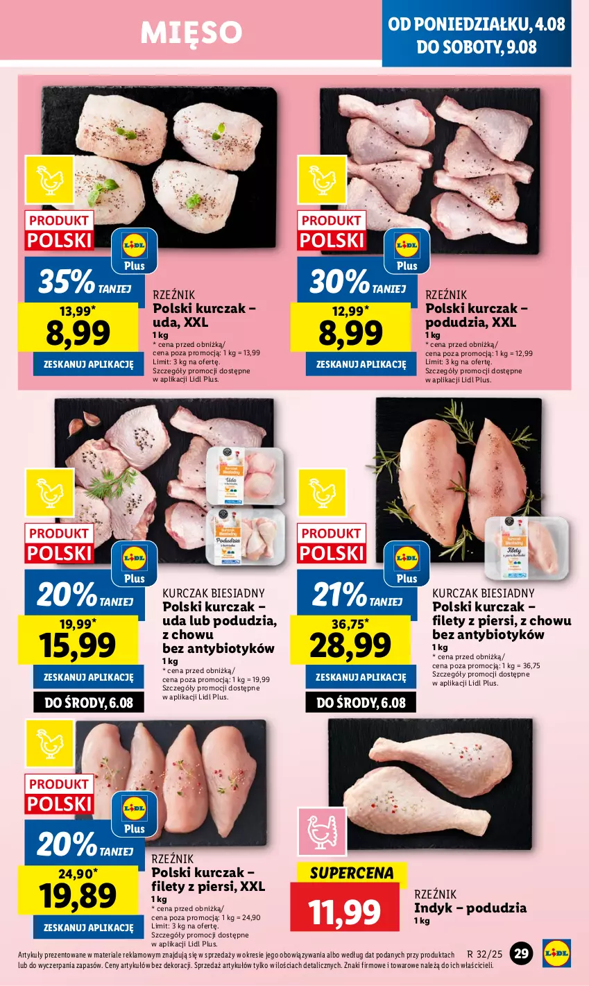Gazetka promocyjna Lidl - GAZETKA - ważna 04.08 do 06.08.2025 - strona 33 - produkty: Kurczak, Mięso